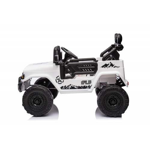 Macchina Elettrica per Bambini Auto Toyota Cruiser a Batteria 12 V Bianca