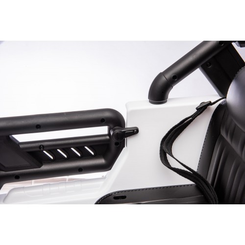 Macchina Elettrica per Bambini Auto Toyota Cruiser a Batteria 12 V Bianca