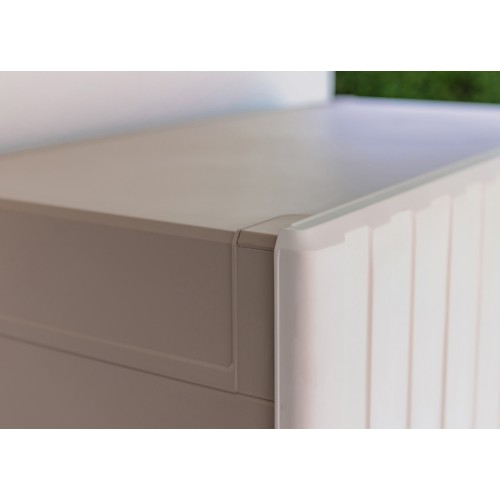 Keter Armadio da Esterno Impermeabile Basso con 1 Ripiano Resistente