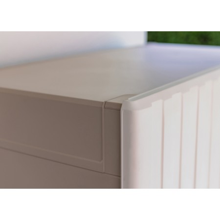 Keter Armadio da Esterno Impermeabile Basso con 1 Ripiano Resistente