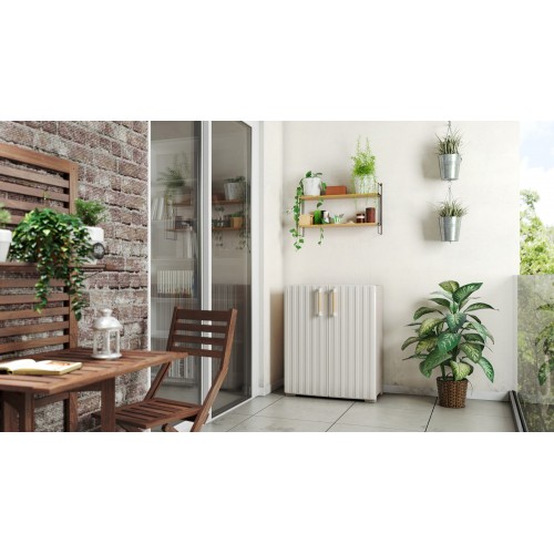 Keter Armadio da Esterno Impermeabile Basso con 1 Ripiano Resistente