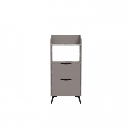 Mobile Multiuso da Cucina per Forno Microonde in Legno con Cassetti Mocha
