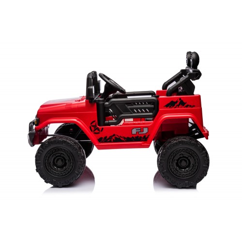 Macchina Elettrica per Bambini Toyota Cruiser Rossa Auto a Batteria 12 V