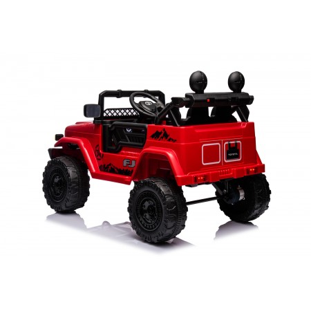 Macchina Elettrica per Bambini Toyota Cruiser Rossa Auto a Batteria 12 V