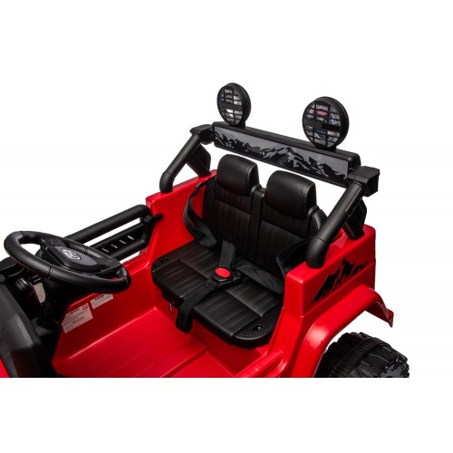 Macchina Elettrica per Bambini Toyota Cruiser Rossa Auto a Batteria 12 V