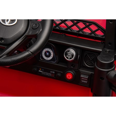 Macchina Elettrica per Bambini Toyota Cruiser Rossa Auto a Batteria 12 V
