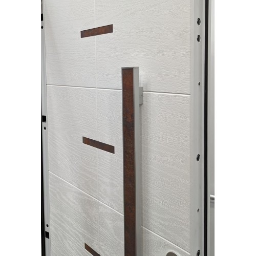 Maniglione 120 cm con Rivestimento Removibile per Porta Blindata da Ingresso