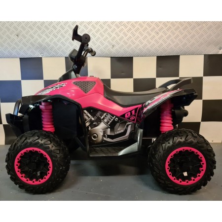 Quad Elettrico 4 ruote Macchina a Batteria 12 V Luci Auto Macchinina