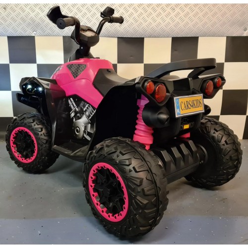 Quad Elettrico 4 ruote Macchina a Batteria 12 V Luci Auto Macchinina