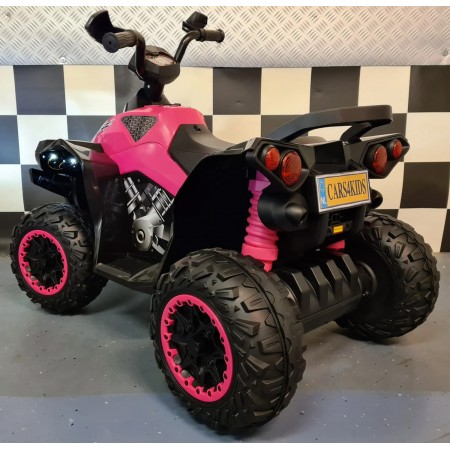Quad Elettrico 4 ruote Macchina a Batteria 12 V Luci Auto Macchinina