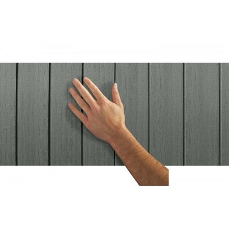 Casetta da Giardino 190x183x221 cm EVOTECH Effetto Legno con Finestre