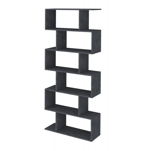 Libreria a Giorno Mobile in Legno per Ufficio Moderno Grigio Report
