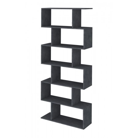 Libreria a Giorno Mobile in Legno per Ufficio Moderno Grigio Report