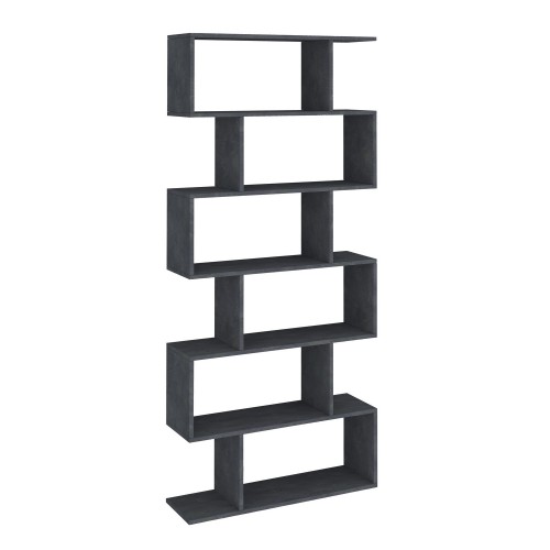 Libreria a Giorno Mobile in Legno per Ufficio Moderno Grigio Report