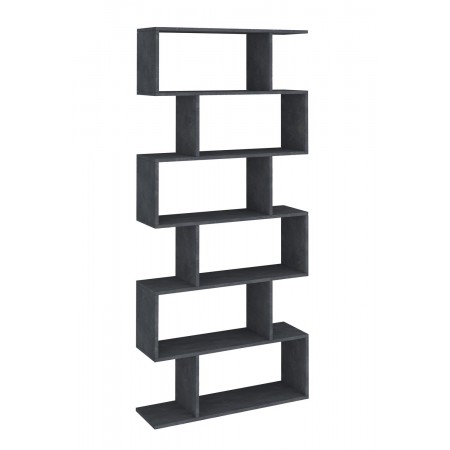Libreria a Giorno Mobile in Legno per Ufficio Moderno Grigio Report