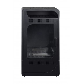 Stufa a Bioetanolo Fiammetta Ventilata Nero Camino 3,5kw Riscaldamento 2