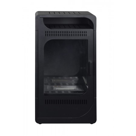 Stufa a Bioetanolo Fiammetta Ventilata Nero Camino 3,5kw Riscaldamento