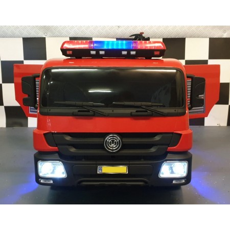 Camioncino dei Pompieri per Bambini 12V con Telecomando e Lampeggianti