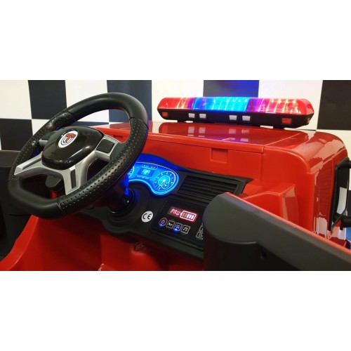 Camioncino dei Pompieri per Bambini 12V con Telecomando e Lampeggianti