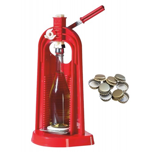 Tappatrice a Colonna per Tappi a Corona Vino Tappabottiglie Turabottiglie a Mano