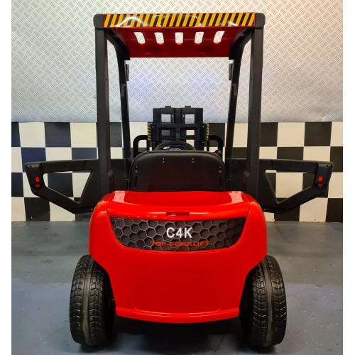 Macchina Elettrica Auto a Batteria con Elevatore per Bambini Rosso