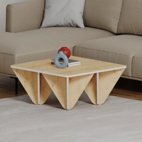 Tavolino da Salotto in Legno Rovere Tavolino da Caffè per Soggiorno 2