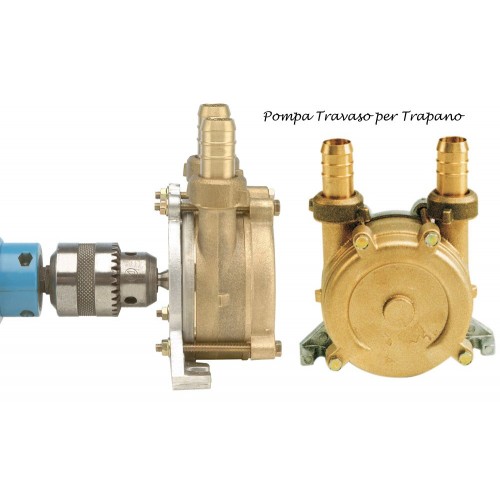Pompa Elettrica per Trapano Autoadescante Elettropompa Travaso Gasolio Liquidi