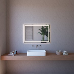 Specchio da Bagno Reversibile con Retroilluminazione Rettangolare 110x80 2