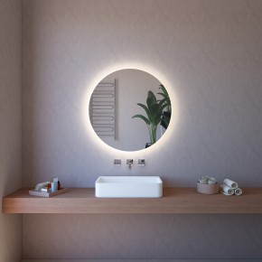 Specchio Rotondo Illuminazione 110 cm Moderno per Bagno Perimetrale Led 2