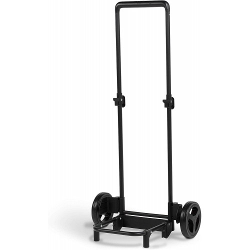 Carrellino per Spesa Impermeabile 40 lt Carrello Gimi Pieghevole Nero