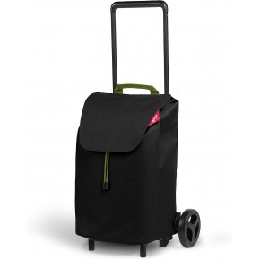 Carrellino per Spesa Impermeabile 40 lt Carrello Gimi Pieghevole Nero