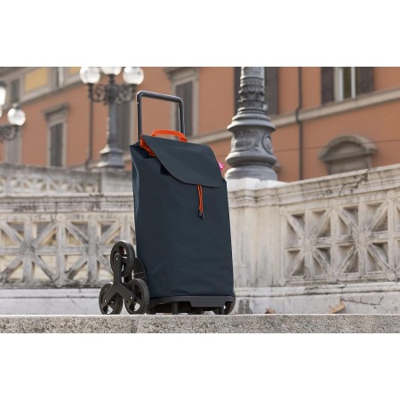 Carrellino per Spesa Gimi Grigio Impermeabile 52 lt Carrello Pieghevole