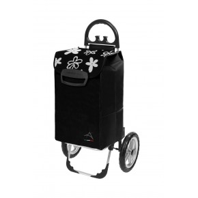 Carrellino per Spesa da 78 lt Trolley Resistente con Tasche Laterali