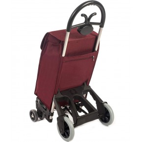 Carrellino per Spesa con Ruote Piroettanti Trolley Resistente da 68 lt 2