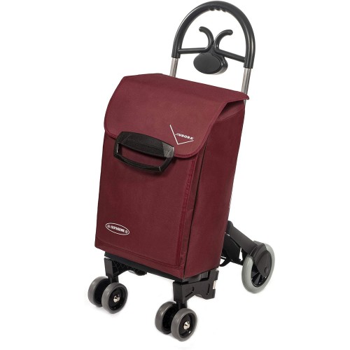 Carrellino per Spesa con Ruote Piroettanti Trolley Resistente da 68 lt