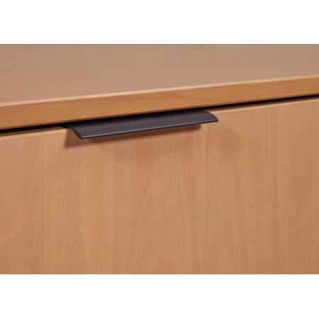 Madia Porta TV Credenza con Ante e Cassetti in Legno Quercia da Ingresso