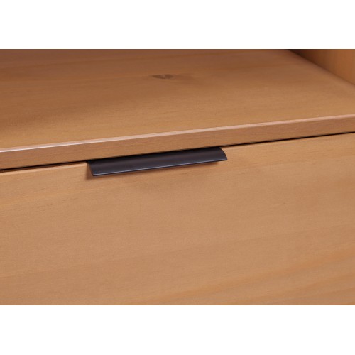 Madia Porta TV Credenza con Ante e Cassetti in Legno Quercia da Ingresso