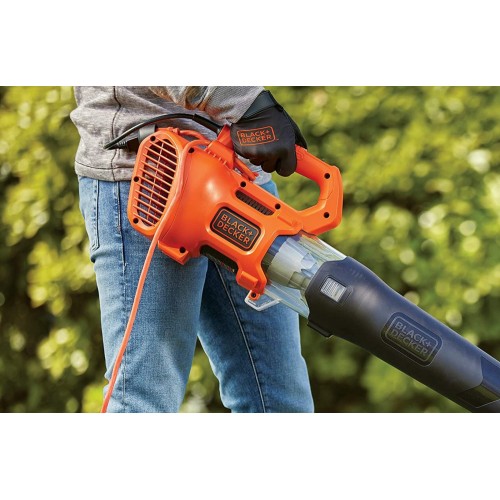 Soffiatore Elettrico 1850W Soffia Foglie per Giardinaggio Black & Decker