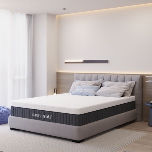 Materasso per Letto Matrimoniale a 2 Piazze 160x190 Morbido Alto 25 cm