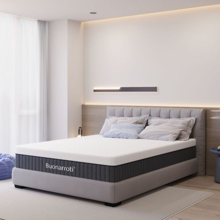 Materasso per Letto Matrimoniale a 2 Piazze 160x190 Morbido Alto 25 cm