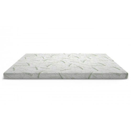 Topper in Bambu per Materasso a una Piazza Morbido Letto Singolo 80x190