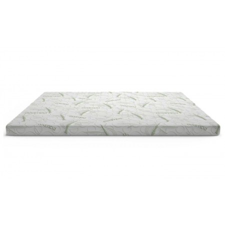 Topper in Bambu per Materasso a una Piazza Morbido Letto Singolo 80x190