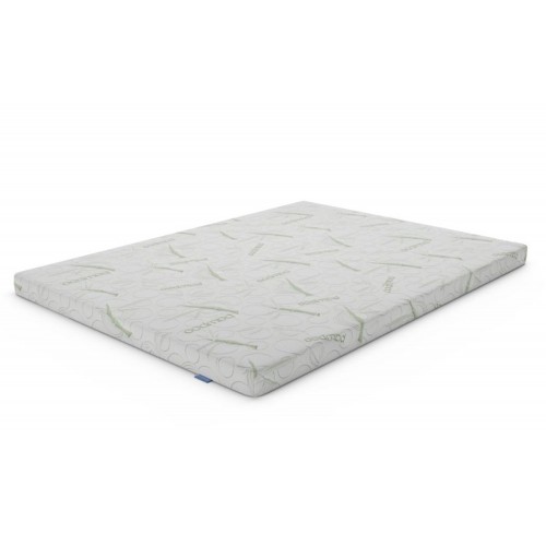 Topper in Bambu per Materasso a una Piazza Morbido Letto Singolo 80x190