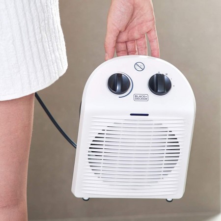 Stufa Elettrica Black & Decker Stufetta Termoventilatore a Basso Consumo