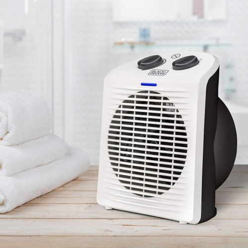 Stufa Elettrica Black & Decker Stufetta Termoventilatore a Basso Consumo
