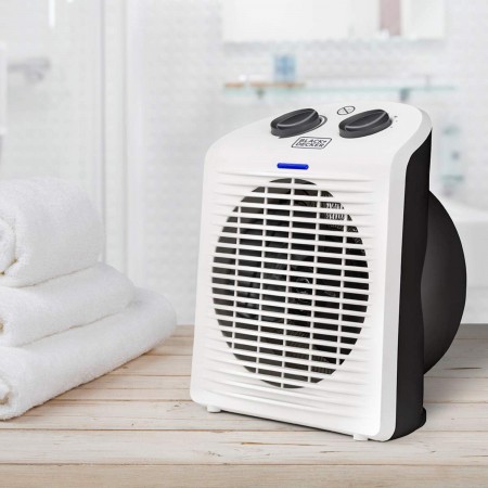 Stufa Elettrica Black & Decker Stufetta Termoventilatore a Basso Consumo