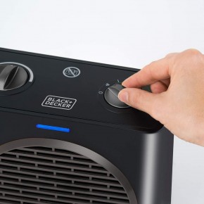 Termoventilatore Ceramico Stufa Elettrica Black & Decker Basso Consumo 2