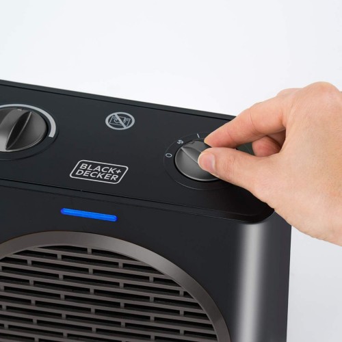 Termoventilatore Ceramico Stufa Elettrica Black & Decker Basso Consumo