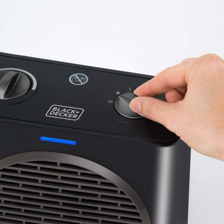 Termoventilatore Ceramico Stufa Elettrica Black & Decker Basso Consumo