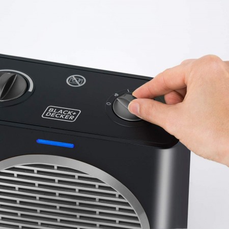 Termoventilatore Regolabile 2000W Stufa Black & Decker Basso Consumo